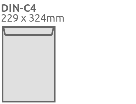 Sobres C4, 324x229mm