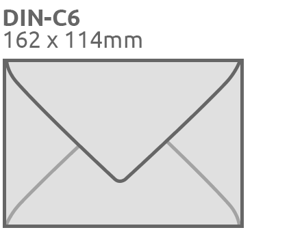 Sobres C6, 114x162mm