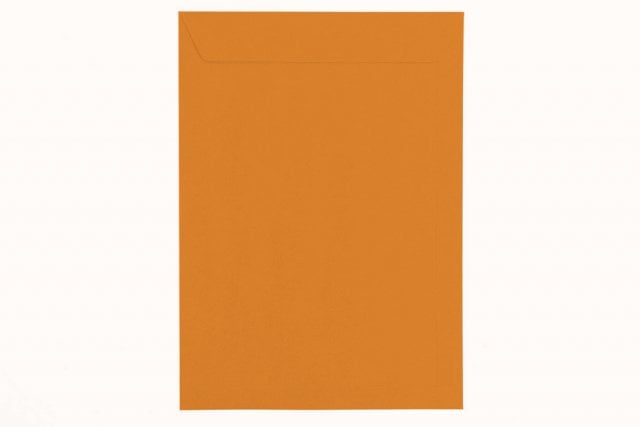 Sobres DIN C4 adhesivos, impresión naranja