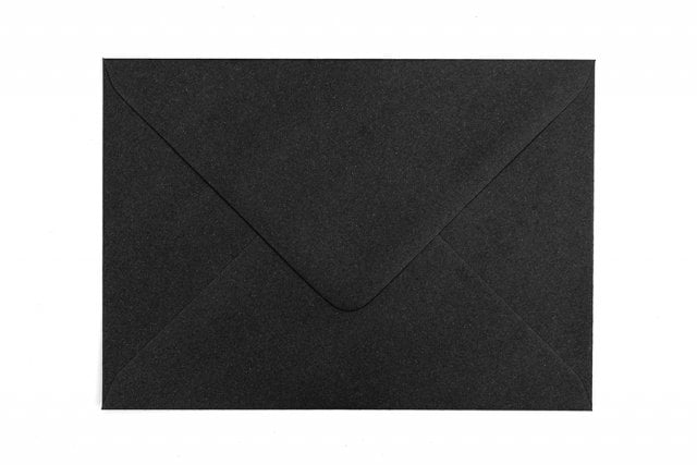Sobres DIN B6, negro