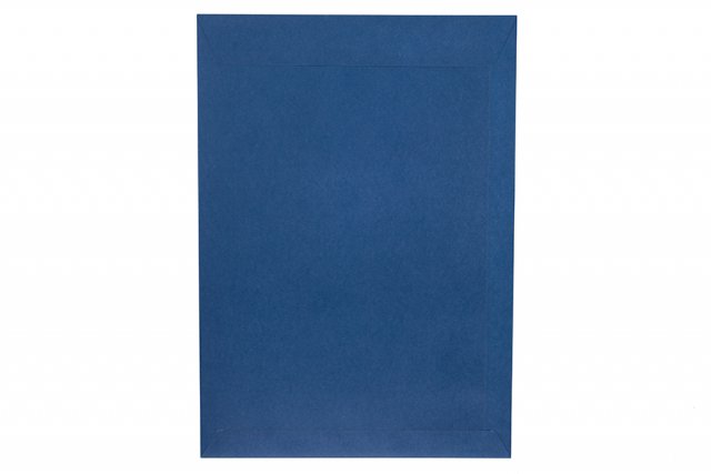 Sobres DIN C4 adhesivos, impresión azul oscuro