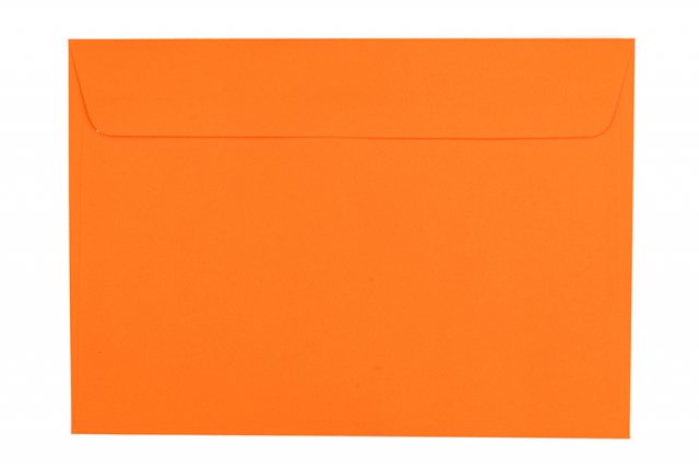 Sobres DIN C5 adhesivos, naranja