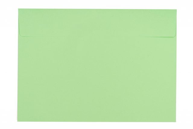 Sobres DIN C5 adhesivos, verde claro