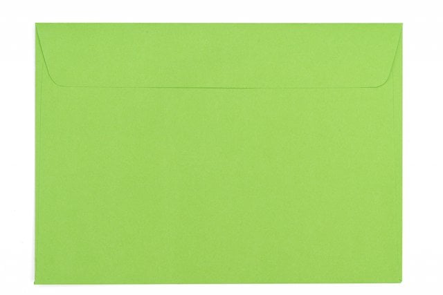 Sobres DIN C5 adhesivos, verdes