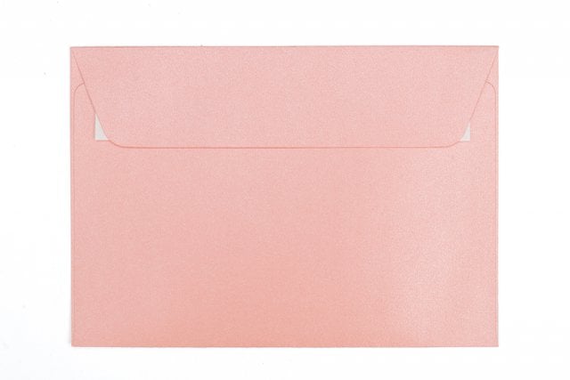 Sobres DIN C6 adhesivos, rosa nacarado