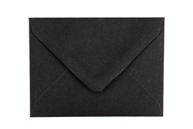 Sobres DIN C7, negro