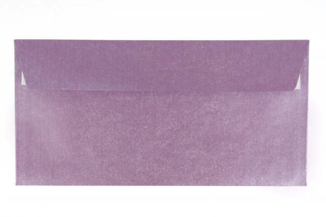 Sobres DIN adhesivo largo, nácar morado