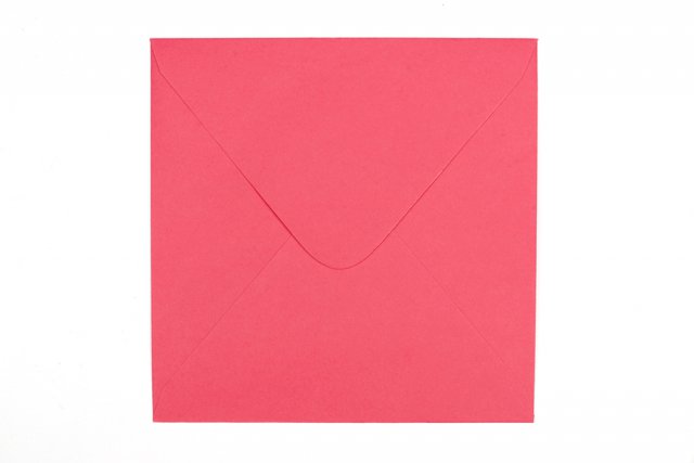 Sobres cuadrados 155x155 mm, rosa