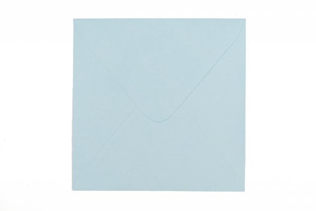 Sobres cuadrados 155x155 mm, azul claro
