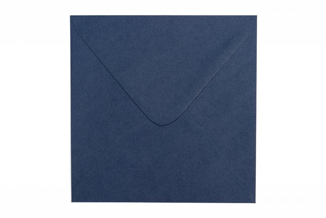 Sobres cuadrados 155x155 mm, azul oscuro
