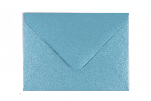 Sobres DIN C7, azul nacarado