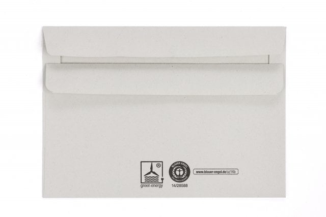 Sobres DIN C6, gris reciclado