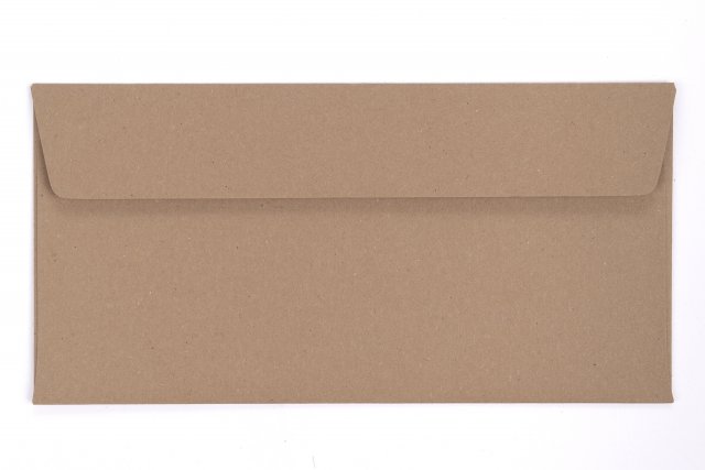 Sobres DIN largo adhesivo, papel kraft