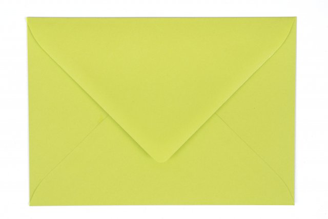 Sobres DIN C6, verde mayo