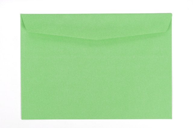 Sobres DIN B6, verde reciclado