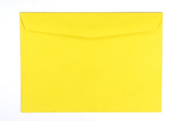 Sobres DIN B6, amarillo reciclado