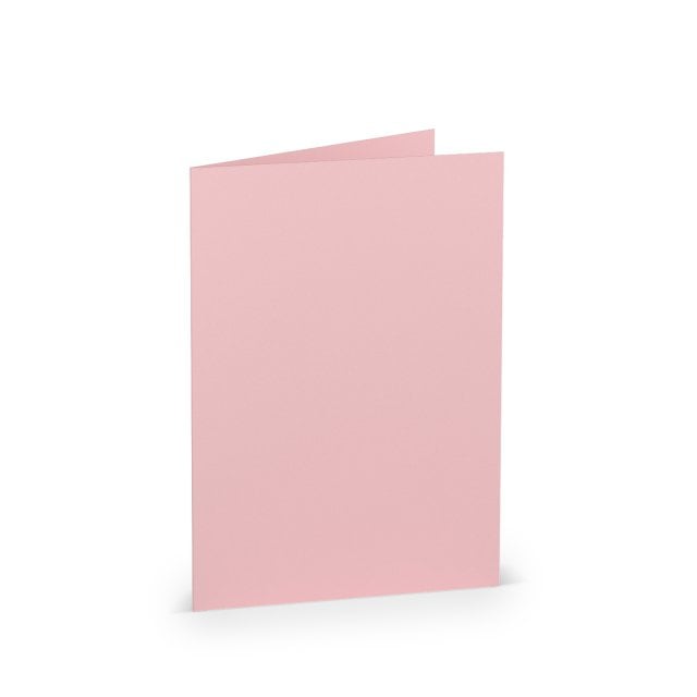 Tarjetas plegables DIN A6, rosa