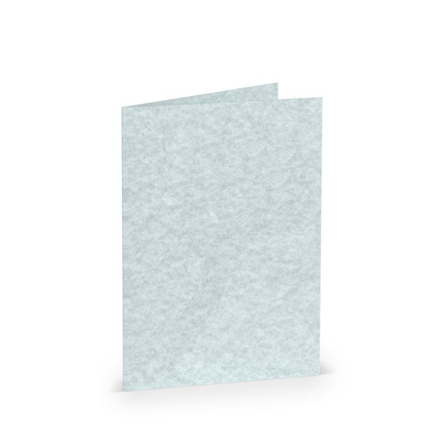 Tarjetas plegables DIN A6, azul aguamarina jaspeado