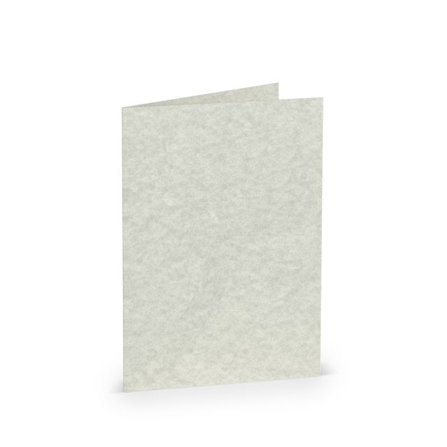 Tarjetas plegables DIN A6, gris jaspeado