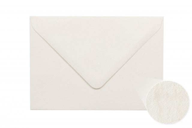 Sobres DIN B6, blanco, textura martillada