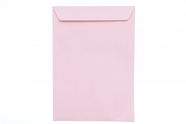 Sobres DIN C4 adhesivos, rosa