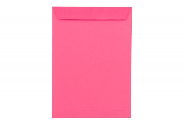 Sobres DIN C4 adhesivos, rosa