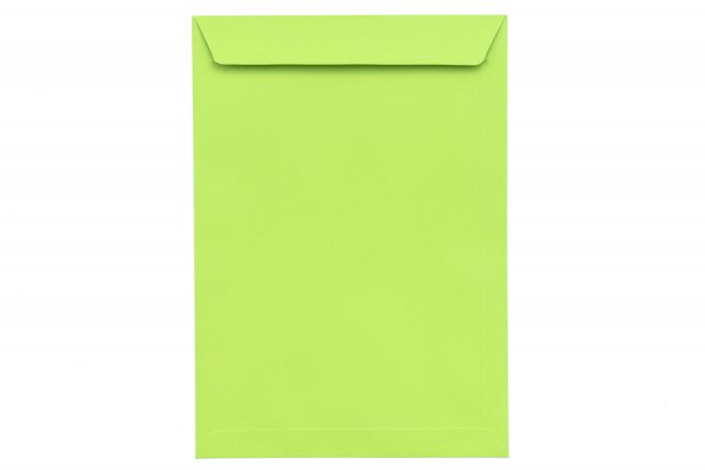 Sobres DIN C4 adhesivos, verdes