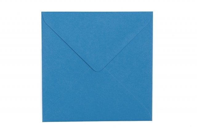 Sobres cuadrados 140x140 mm, azules