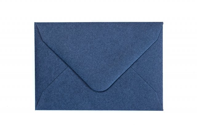 Sobres 65x94mm, azul oscuro
