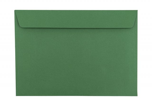 Sobres DIN C5 adhesivos, verde oscuro