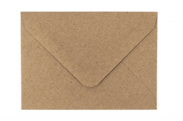 Sobres 62x94mm, papel kraft
