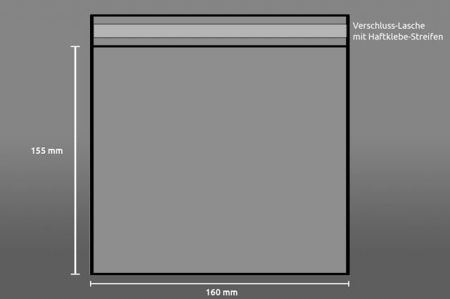 Funda protectora para cuadrado 155x155mm