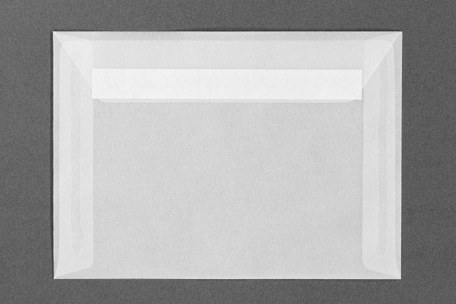 Sobres DIN B6 adhesivos, transparentes