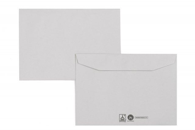 Sobres DIN C5, gris reciclado
