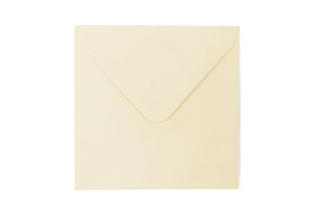 Sobres cuadrados 110x110 mm, crema