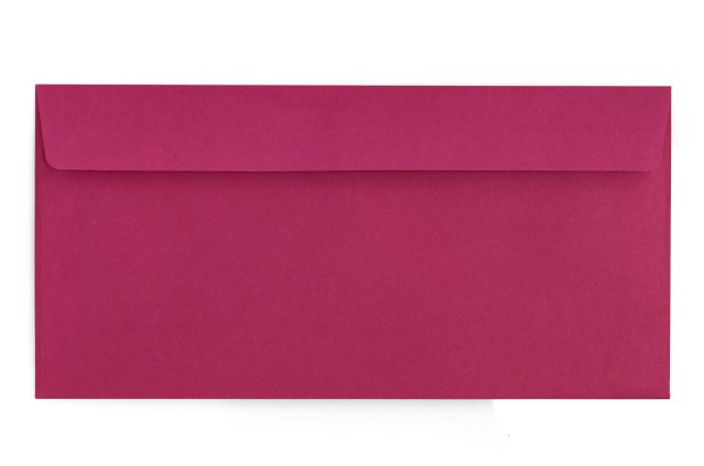 Sobres DIN adhesivo largo, impresión rosa