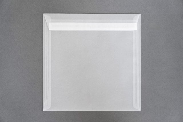Sobres cuadrados 220x220 mm, transparentes