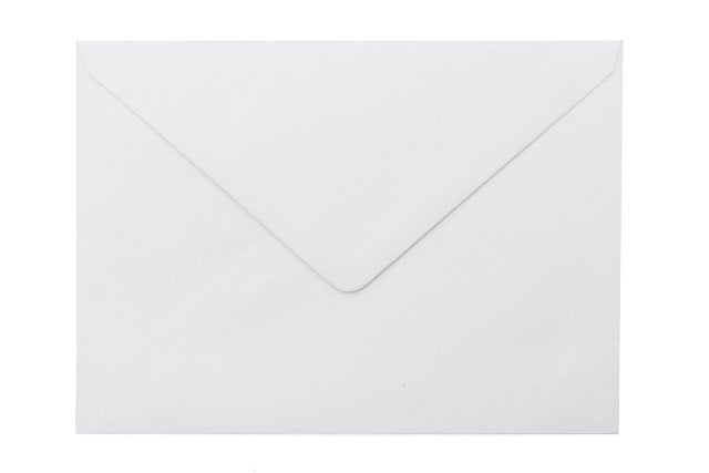 Sobres de 133 x 184 mm (5 x 7 pulgadas), blancos