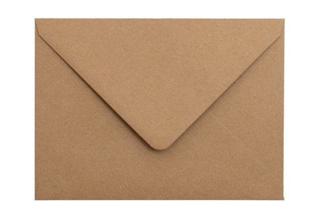 Sobres de 133 x 184 mm (5 x 7 pulgadas), papel kraft