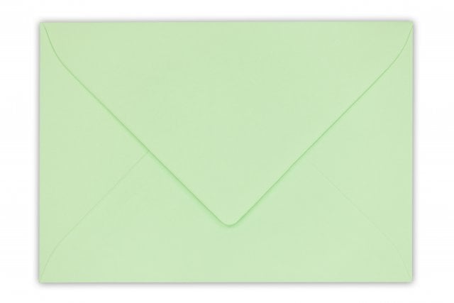 Sobres DIN C6, verde menta