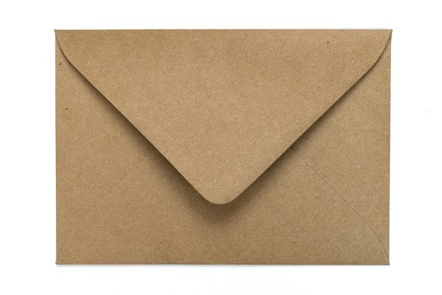 Sobres DIN C6, papel kraft