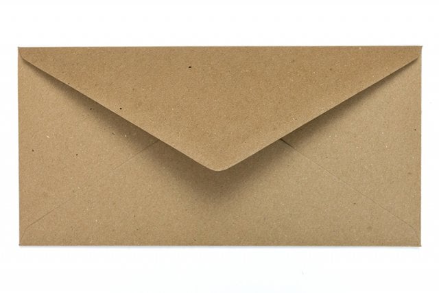 Sobres DIN largo, papel kraft