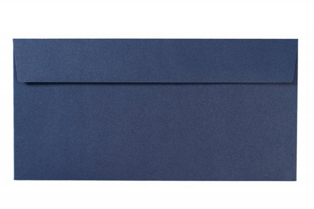 Sobres DIN adhesivo largo, azul oscuro