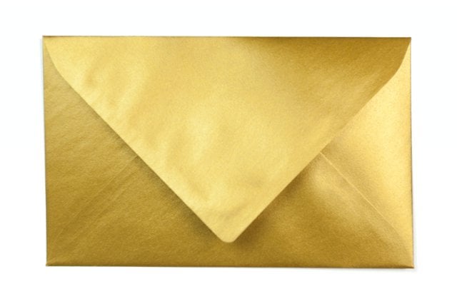 Sobres formato especial, oro