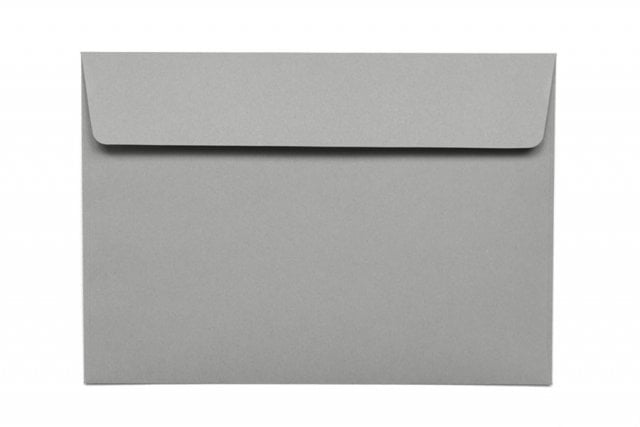 Sobres DIN C6 adhesivos, gris