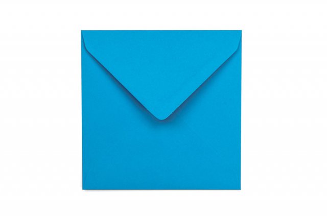 Sobres cuadrados 130x130 mm, azules