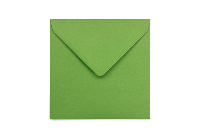 Sobres cuadrados 155x155 mm, verdes