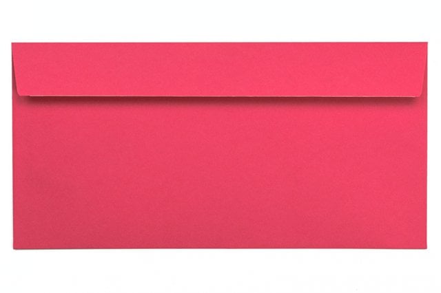 Sobres DIN adhesivo largo, rosa
