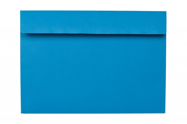 Sobres DIN C5 adhesivos, azules