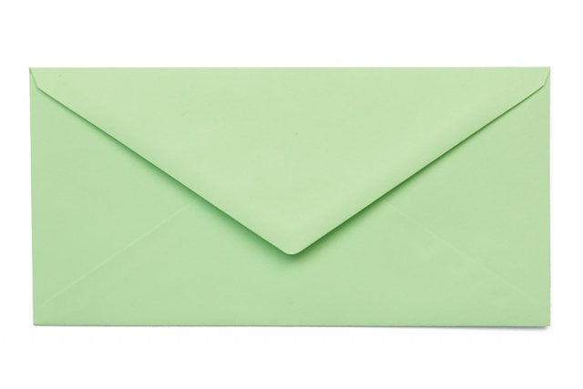 Sobres DIN largo, verde menta